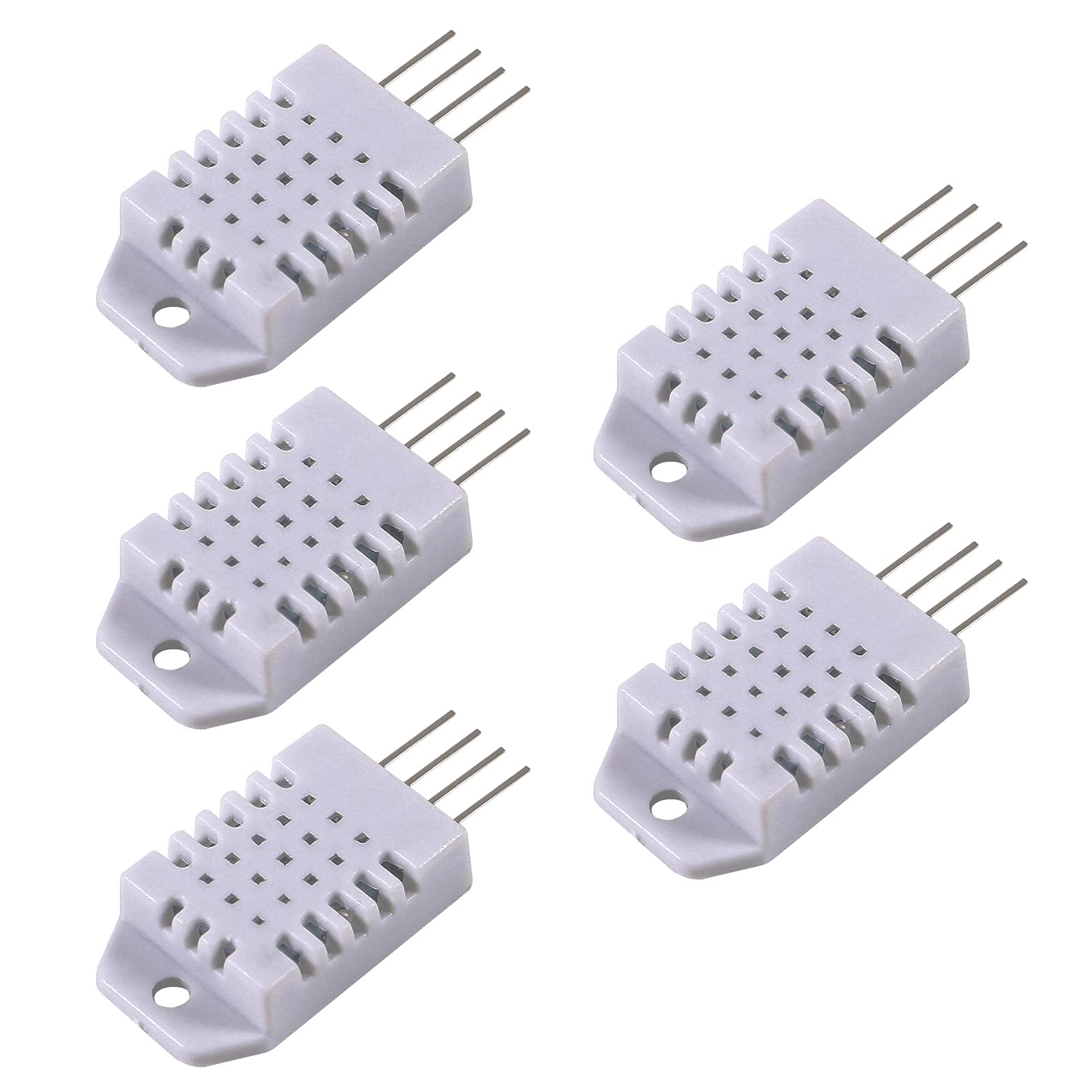 5PCS DHT22 AM2302 Digital Temperature and Humidity Sensor, AM-2302 Temp Humidity Monitor Sensor Replace SHT15 SHT11 for Raspberry Pi