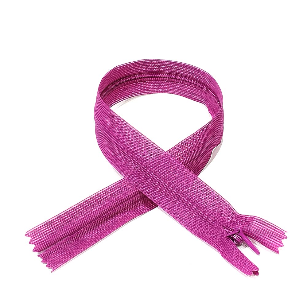 Invisible Closed Zipper, 5 Sizes and 20 Colors #3, Thin Zipper, Elegant and Discreet for Sewing in Clothes, Dresses, Skirts, Sewing Zipper, (22cm 25pcs, 143)