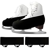 IFOYO Ice Skate Covers for Figure Skats, Easy-on Easy-Off Ice Skating Accessories for Figure, Speed and Recreational Skating, Washable Skatings Boot Covers for Youth and Adults