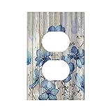 Xuejiaku Decorative Outlet Covers Boho Blue