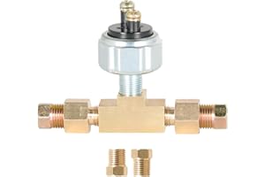 TJHSM Universal Hydraulic Brake Light Switch in Line Brake Light Switch