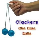 Gifton Vintage Clackers Balls Plastic Click Clack Novelty Gift for Kids Boys view 8