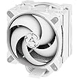 ARCTIC Freezer 34 Esports Duo - Tower CPU Cooler with BioniX P-Series case Fan in Push-Pull, 120 mm PWM Fan, for Intel and AMD, LGA1700 Compatible - Grey/White