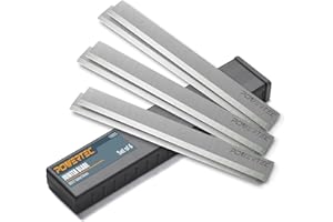 POWERTEC 6 Inch Jointer Blades for Delta 37-190 37-195 37-205 37-220 37-275X, Jet JJ-6CS Jointer, Replacement for Delta 37-65