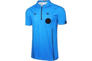 FitsT4 Sports Pro Soccer Referee Jersey Short Sleeve Ref Shirts