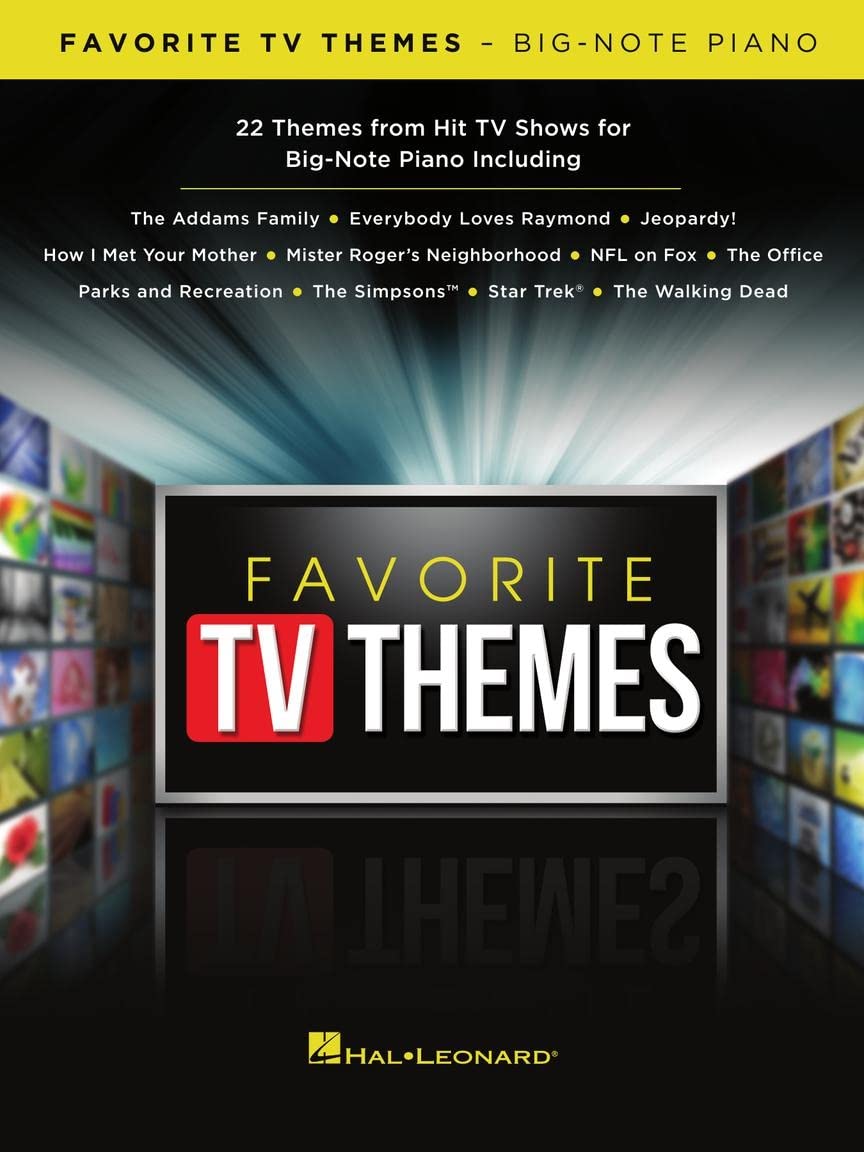 Favorite TV Themes: Big Note Piano