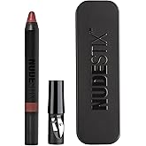 Nudestix Intense Matte Lip + Cheek Pencil – 3-in-1 Long-Wear Matte Lipstick, Lip Liner & Blush Stick | Waterproof, Vegan, Preservative-Free