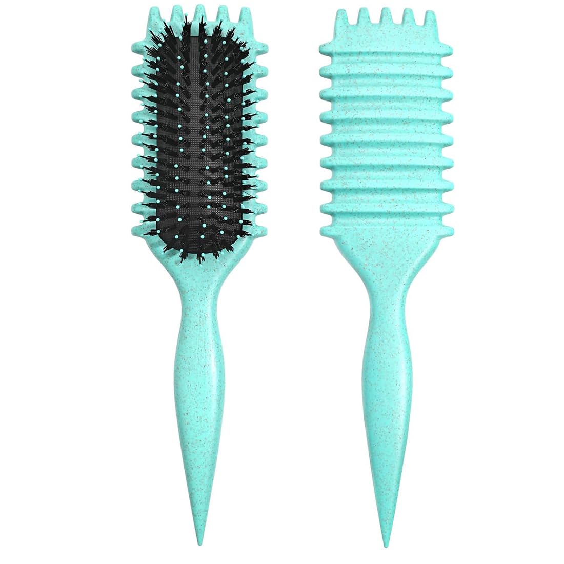 1 pcs 2024 Newest Boar Bristle Curl Defining Brush Curl Brush For Curly Hair, Curly Hair Brush for Combing and Shaping Men's and Women's Curls