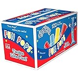 Freeze Pops Icee Ice Pops In A Box, 1.5oz Fun Pops (100-Pack)