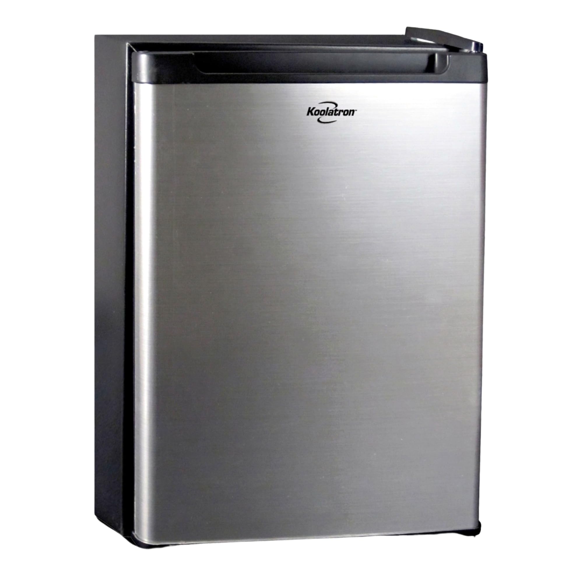 Photo 1 of ***FOR PARTS ONLY NON FUNCTIONAL*** Koolatron 12V / 110V Refrigerator - Mini Fridge for Trucks Cool Storage for Kitchen Bedroom Office Travel Camping Dorms Compact Free Standing Neveras Pequeñpara Apartment 1.76 cu.ft - Black