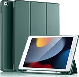 Vobafe iPad 9th/8th/7th Gen Case 10.2 with Pencil Holder Auto Wake Sleep