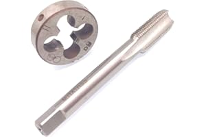 Yodaoke HSS M11 x 1mm Tap and M11 x 1mm Die Metric Thread Right Hand