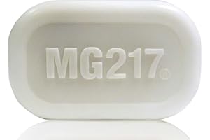 MG217 Psoriasis Dead Sea Exfoliating Bar Soap - Dead Sea Salt, Mud, Aloe Vera, Vitamin E & Rose Geranium Oil for Psoriasis Skincare, 3.2oz