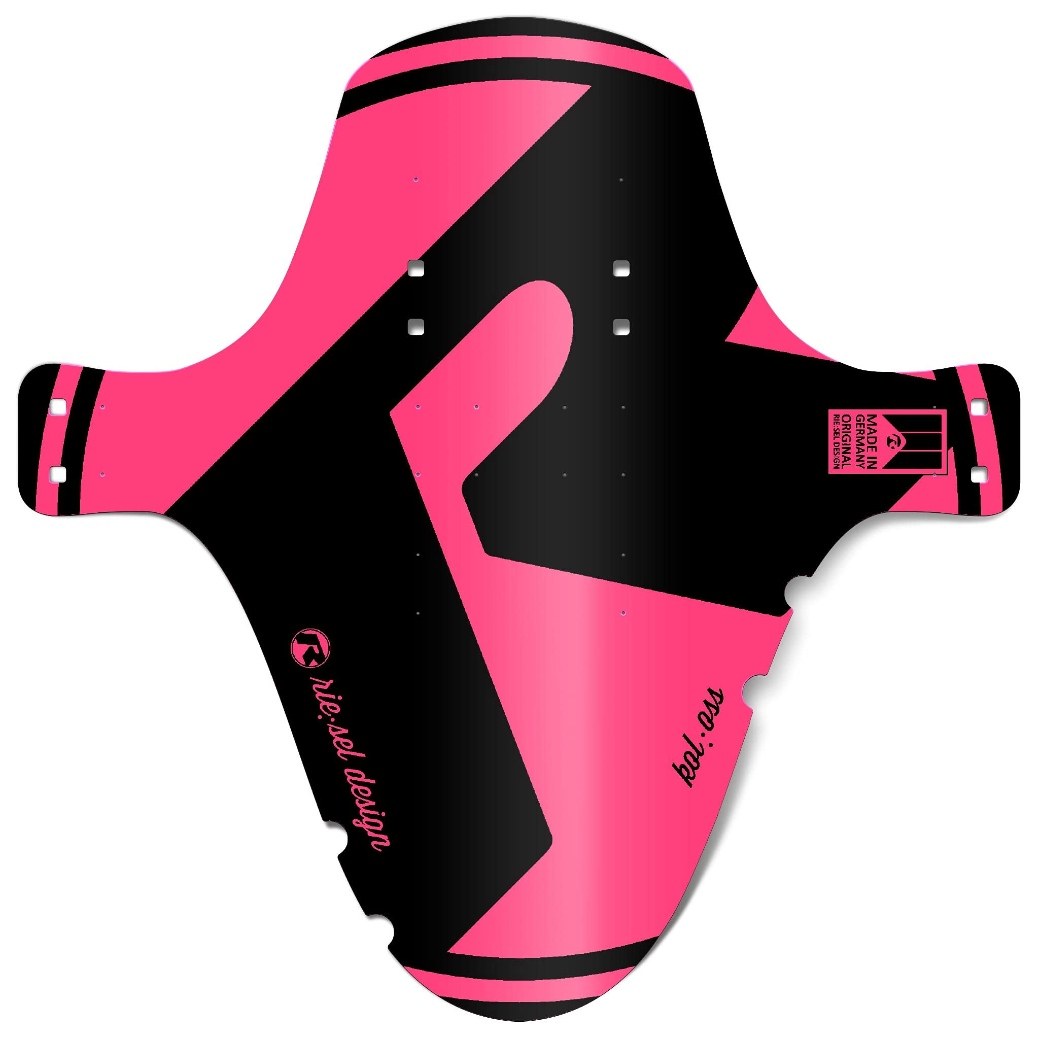 Rie:Sel Unisex Adult Kol Oss Front Fork Mudguard Fender - Pink, One Size