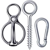 Martx Blocker Tie Ring for Horses, Stainless Steel Tack Accessories | Horse Tie Ring: Prevents Horses from Pulling Back. Sturdy Horse Tack Ideal for Barn Environments, Trailers &amp; Cross Ties