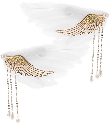 Amazon.com: LOGOFUN Angel Feather Hair Clip Angel Wing Hair  display picture 3