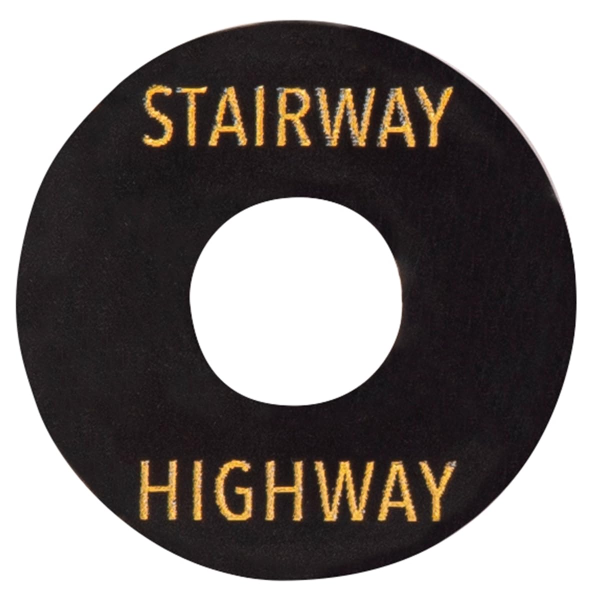 JOE DOE POKER CHIP IN AGED BLACK - STAIRWAY - HIGHWAY