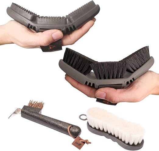 Brosse De Pansage Cheval Magic Brush Stable Pro - Le Paturon