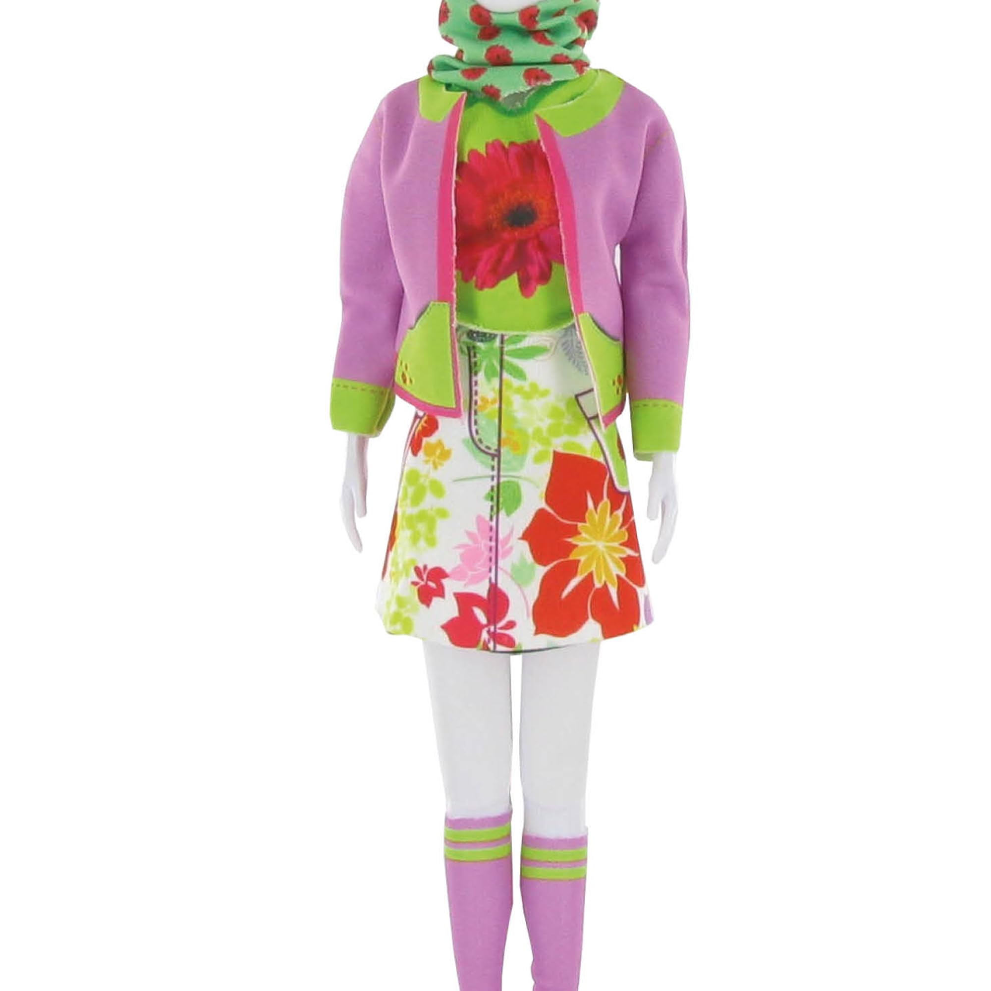Vervaco Dress Your Doll, Synthetic Fiber, Multi-Colour, 31 x 24 x 1 cm