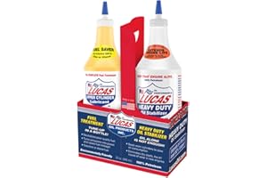 LUCAS OIL PRODUCTS INC. Lucas Oil Combo Pack - Heavy Duty Oil Stabilizer (32 oz.) and Upper Cylinder Lubricant Fuel System Treatment (32 oz.)…