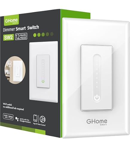 Alexa App GHome ,Smart Wi-Fi Light Switch For Lights Works With Alexa ...