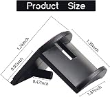 Vibbang 10 Pack Adhesive Hat Holder for Wall Mount No Drilling Hat Rack view 5