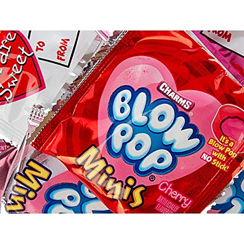 CHARMS VALENTINE BLOW POP MINIS SNACK SIZE PACKS: 30-PIECE BAG
