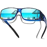 TJUTR Polarized Sunglasses Over Glasses for Men Women, UV Protection Shades Over Prescription Eyeglasses Sun Glasses