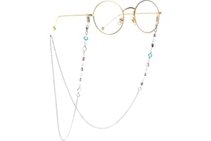 LANG XUAN Pearl Eyeglass Chains Glasses Reading Eyeglasses Holder Strap Cords Lanyards - Eyewear Retainer for Women