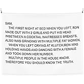 BIDTON Jersey Shore Tapestry Funny Letter To Sammi Small For Room Decor Bedroom College Dorm 29"X37"