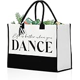 Dance Bag Dance Lover Gift Dance Recital Gifts Dance Sister Gifts Dance Teacher Appreciation Gifts Graduation Christmas Birthday Gifts for Women Ballet Coach Instructor