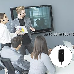 Wireless Microphone System for 2 People, 2.4G Dual
