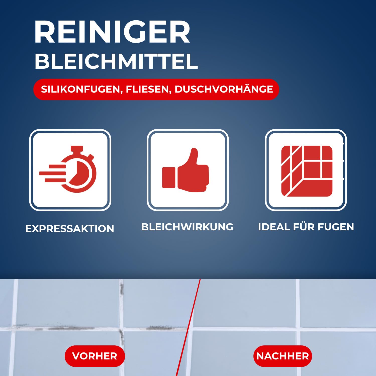 STARWAX - Schimmelentferner - Speziell für Fugen im Badezimmer -Bekämpft Schimmel - Desinfiziert und entfernt schwarze Flecken - Bleichmittel - 600 ml 3