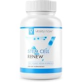 Stem Cell Renew | Boost Your Natural Supply of Stem Cells to Strengthen Mental Sharpness, Help Slow Signs of Aging and Restore Youthful Energy - Created by NASA Scientist | 1-Month Supply (60 count)