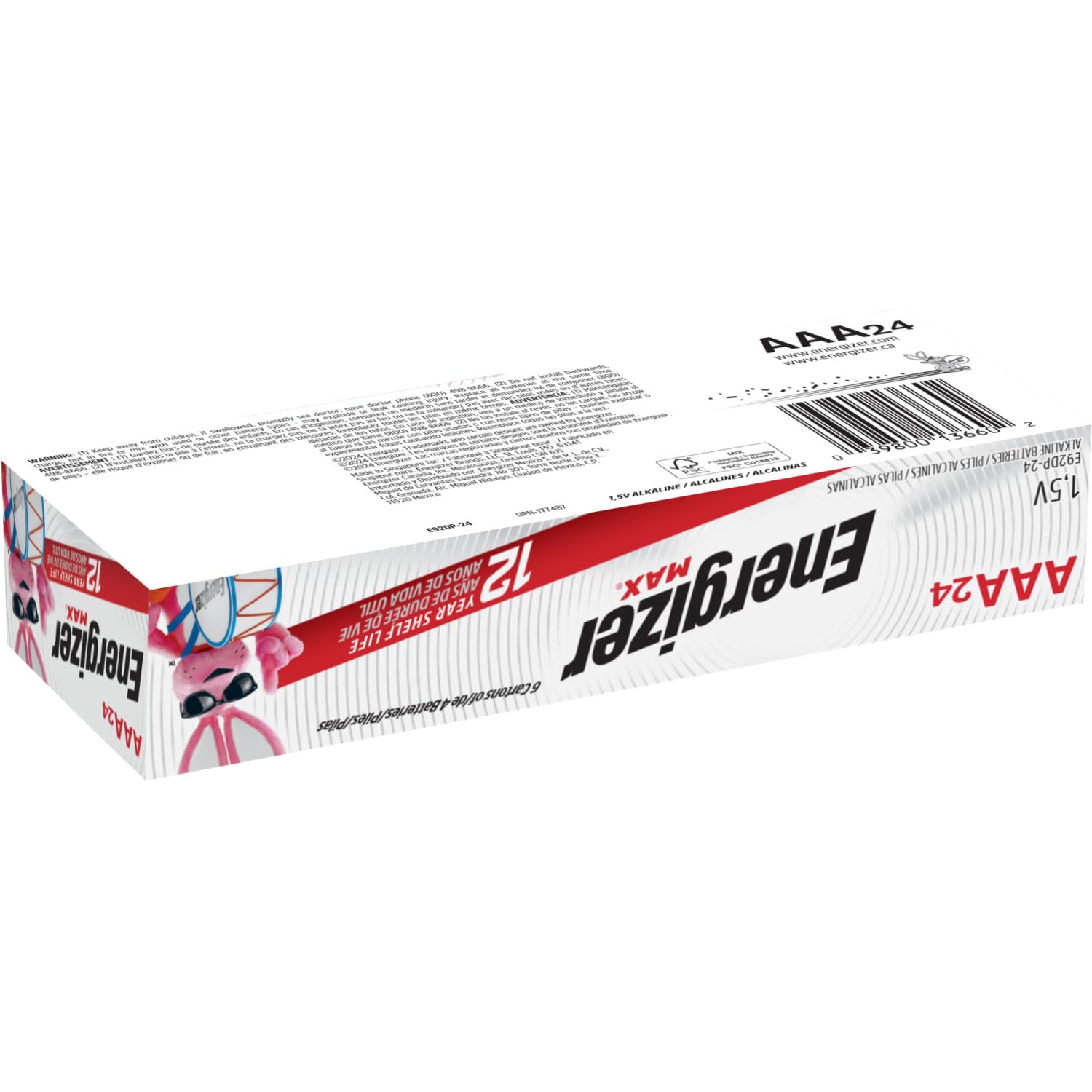 Energizer AAA Batteries, Max Triple A Max Battery Alkaline, 24 Count