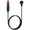 EUHOMY 8.2FT/2.5M 12V DC Power Cord Cable, DC Power Cord 12V for Car Refrigerator Portable Freezer Electric Cooler. 2 Pin Lead Cable Plug Wire Compatible with 12 Volt Refrigerator
