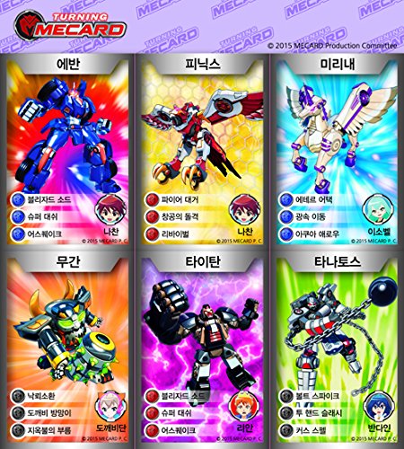 turning mecard characters