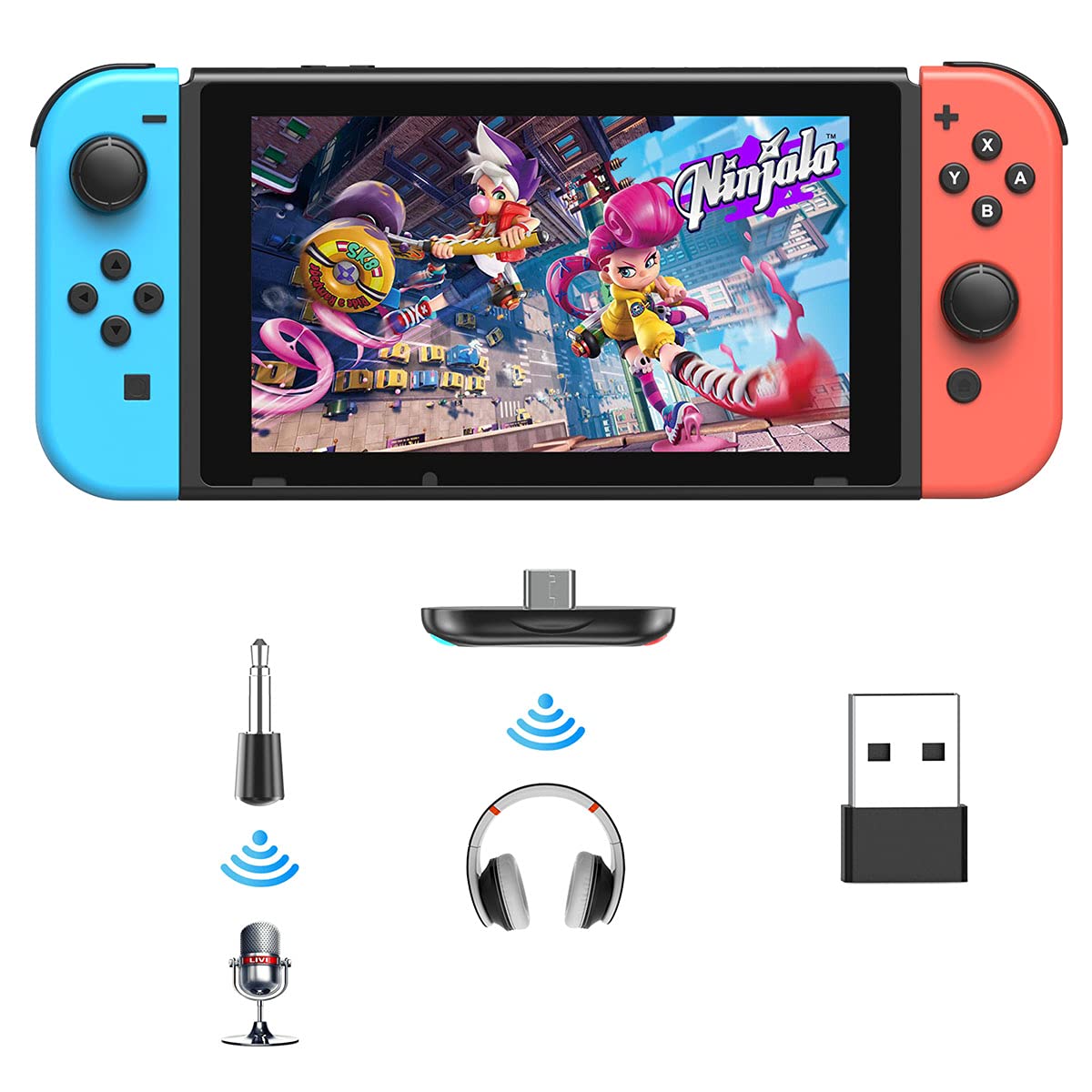 Thunderobot Bluetooth Adapter for Nintendo