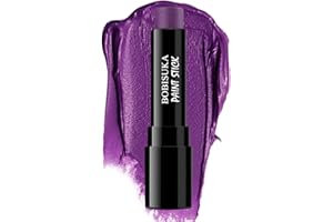 BOBISUKA Purple Face Body Paint Stick, Sports Eye Black for Baseball Football Softball – Waterproof Face Painting for Witch Sorcerer Galaxy Halloween SFX Makeup Cosplay