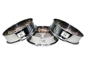 E-ONSALE Aluminum Herbal Pollen Hash Extractor Stackable Sifter, Fine Mesh, Stainless Steel Round Sifter for Baking, Flour Si