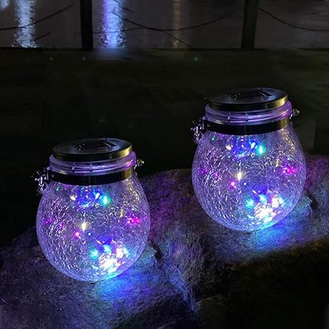 Amazon Scorpiuse1 Jp ソーラーライト ランタン 屋外 ガーデンライト Led ガラスライト おしゃれ Ip65防水 ソーラー充電式 夜間自動点灯 イルミネーション 屋外装飾 玄関先 ガーデン 車道 歩道 ベランダ おしゃれ カラフル 置物ライト