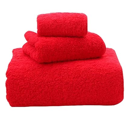 Coton égyptien Coton Serviette Ensemble Avec Trois Ensembles