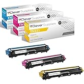CS Replacement Toner Cartridge Compatible with Brother TN225 TN-225 TN-225C TN-225M TN-225Y DCP-9020CDN 9020CDW HL-3140CDW MFC-9130CW 9340CDW 9330CDW 9140CDN 3 Color Set