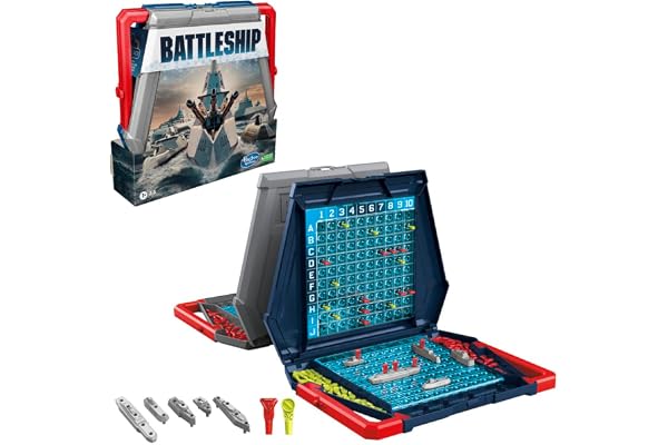 Battleship Classic Board Game, Strategy Game for Kids Ages 7 and Up, Fun for 2 Players