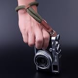VKO Soft Camera Wrist Strap DSLR SLR Mirrorless Adjustable Green Safety Hand view 3