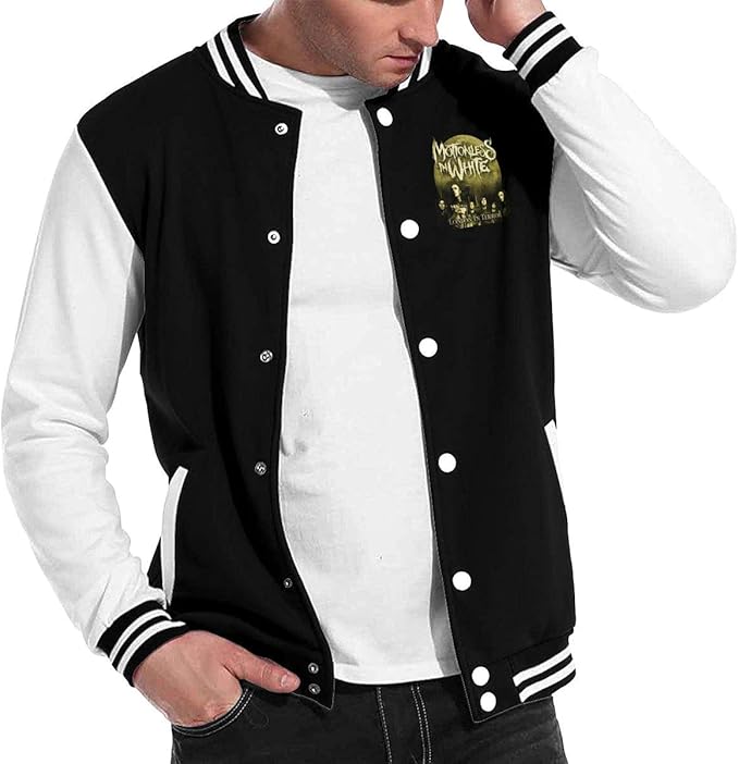 Motionless in White Baseball Jacket Varsity Funny Jacket XXL at Amazon