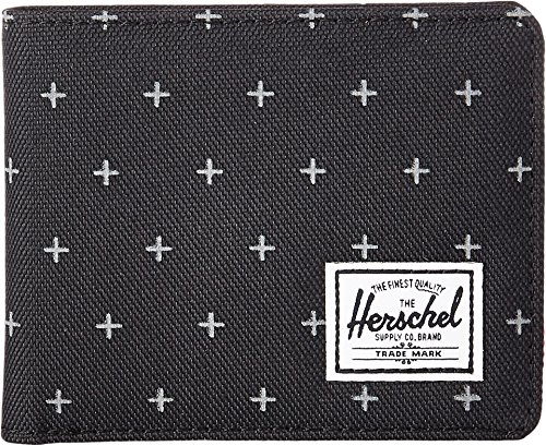 Herschel supply co. men s roy rfid wallet, black gridlo…
