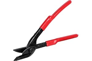 UPJIA FLARISH UpJiaFlarish Strapping Cutter 12" for Steel & PET & PP Band up to 0.05" Thickness, Heavy-Duty Metal Banding Cutter & Strapping Tool with Chrome-Vanadium Wide Blade