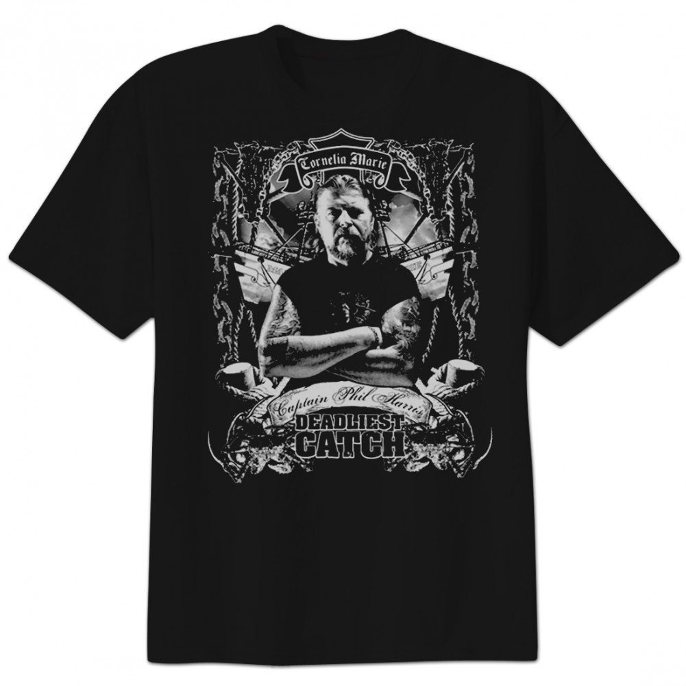 Discovery Channel Deadliest Catch Captain Phil Harris Tribute TShirt
