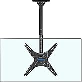 MOUNTUP Ceiling TV Mount for Most 24''-65'' TVs, Hanging TV Ceiling Mount for 32 43 50 55 60 65 inch TVs, Full Motion Height